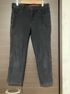 ブラックデニム スリムフィット ハイウエスト
