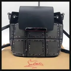 【定価29万・極美品】ルブタン スタッズ ラッキーエル バケット バックパック