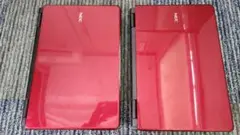 ジャンク品 NEC LaVie 赤 ノートPC 2セット