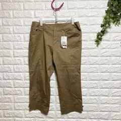 【ミントブリーズ】（3L）イージーストレッチパンツ ジップフライ クロップド