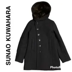 SUNAOKUWAHARA スナオ クワハラ ピーコート ウール