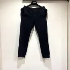ユニクロ 黒スリムフィットパンツ ウエストゴム ポケット付き Sサイズ
