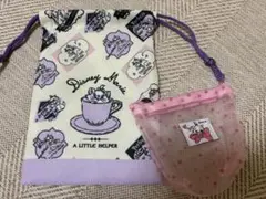 Disney マリーちゃん ポーチ 巾着セット♡【新品】