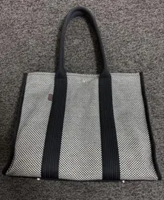 刺し子 sasicco タネイ 三河木綿 スクエア トートバッグ Lサイズ