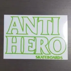 (縦10.8cm横15.6cm)ANTIHERO アンチヒーロー ステッカー