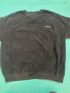 RVCA オーバーサイズブラック トレーナー