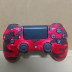 PS4 DUALSHOCK4 ワイヤレスコントローラー 赤 迷彩