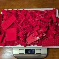 LEGO 赤ブロックパーツ 400g