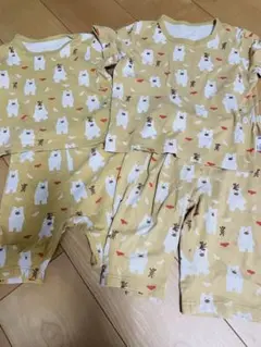 ユニクロ　しろくまのパンツ　コラボルームウェア
