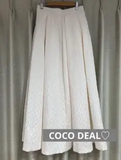 ビッグセール‼️【ほぼ未使用品】COCO DEAL ココディール フレアスカート