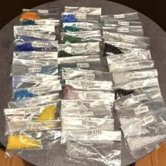 ガラス ブルズアイ フリット カレット 少量ずつ