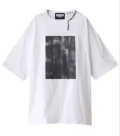 maison specialスクエアペイント&ハンドステッチ半袖Tシャツ