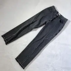 【極美品】 FTW デニム 《L》 加工 カットオフ ブーツカット 月桂樹
