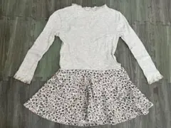 PETIT BATEAU 長袖ワンピース 116cm