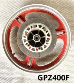 gpz400f純正ホイール白塗装フロントリアセット gpz400f純正ホイール白塗装フロントリアセット