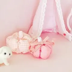 【３個３４４円】　かぼちゃ　ハロウィン　チェック　南瓜　インテリア　小物　飾り