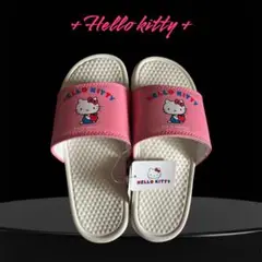 新品☆Hello Kitty サンダル スリッパ かわいいピンク✖️ホワイトL