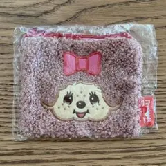 モンチッチ　もこもこスクエアポーチ　ガチャ