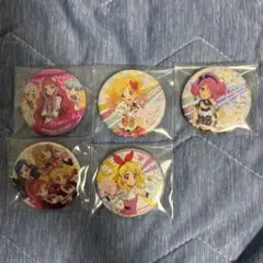 アイカツ　缶バッジ　5点セット