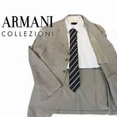 【美品】 ARMANI COLLEZIONIジャケットコート 光沢 M