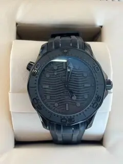 ブラックセラミック 自動巻き時計