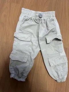 ライトグレー カーゴパンツ 80cm