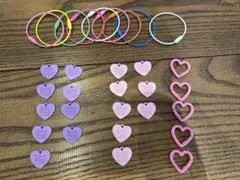 じゃらじゃらキーホルダー材料