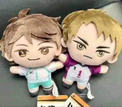 ハイキュー!! みにコレ　ぬいぐるみ　マスコット　2種セット