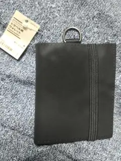 無印良品　ポリエステル　トラベル用ウォレット　黒