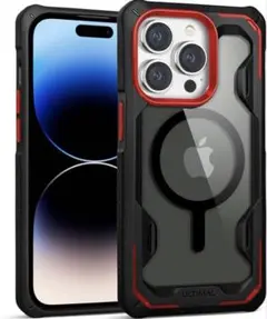 iPhone14 Pro Max 6.7インチ軽量スポーティーブラックレッド