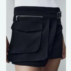 ZARA ミニスカート　 ブラック　XSサイズ
