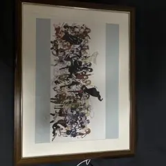 アリソン 直筆サイン入りカラー複製イラスト 黒星紅白複製原画　新品・未開封 黒星紅白 直筆サイン入りカラー複製イラスト「キノの旅」