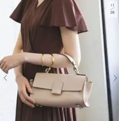 美品 ロリステッラ Noble ベージュ ショルダーバッグ