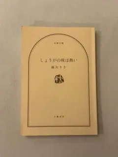本　しょうがの味は熱い 綿矢りさ　文藝春秋