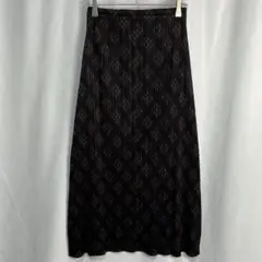 【美品】1999年 PLEATS PLEASE 総柄 プリーツスカート
