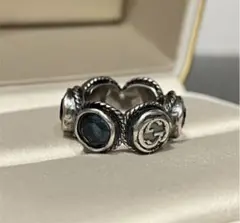 【最安値】gucci リング スワロフスキー 15号