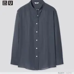 【お値下げ中】UNIQLO U バンドカラーシアーシャツ