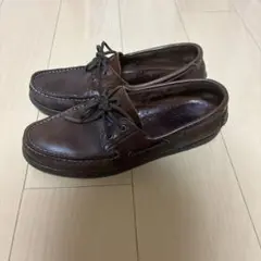 Parabootブラウン レザー ローファー