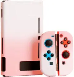 switch カバーケース グラデーション (ピンク/ホワイト)