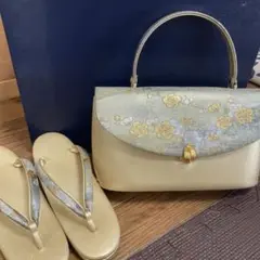 和装用バッグ草履セット　訪問着　東京胡蝶　東京小川 和装用バッグ草履セット 訪問着 東京胡蝶 東京小川 - メルカリ