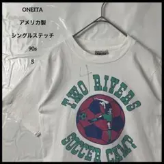 シングルステッチtシャツ　オニータ　アメリカ製ヴィンテージ90s 白ホワイト古着