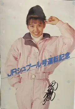 JR西日本 JRシュプール号 運転記念 南野陽子　オレンジカード 3枚セット 南野陽子 JRシュプール号運転記念オレンジカード 1000円3枚