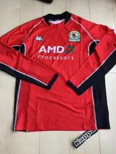 未使用品　Kappa 2001 ブラックバーン・ローヴァーズFC 長袖　Lタグ付