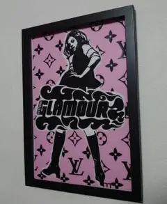 ヒステリックグラマーHysteric Glamour ポスターフレーム付き壁掛け