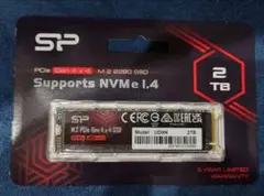 シリコンパワー SSD 2TB M.2 PCIe4.0×4 NVMe1.4