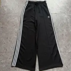 adidas primeblue ワイドバギー　トラックパンツ　黒