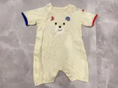 ミキハウス　ホットビスケッツ　くまロンパース　50〜60