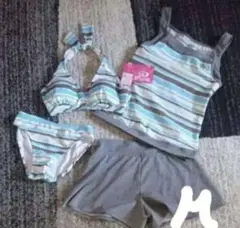 今月削除します★最終値下げ★新品タグ付★PIKO★水着★M★4点