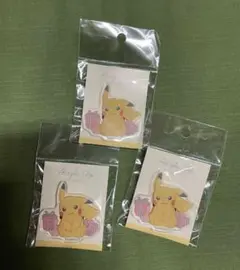 ポケットモンスター ポケモン アクリルクリップ ピカチュウ 3つ