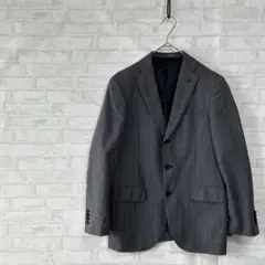 【MALE&Co.】グレー ストライプ テーラードジャケット Y4 a2753